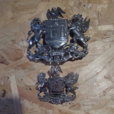 Rare Obsolete Swansea Borough Police custodian helmet & Cap Badge mint condition