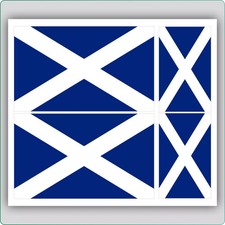 4 x SCOTTISH / SCOTLAND FLAG