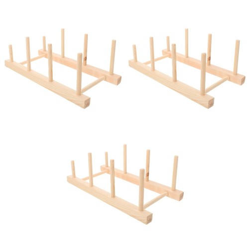 Wooden braid rack thread - wooden,