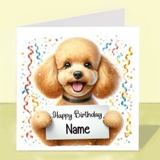 Personalised Miniature Poodle