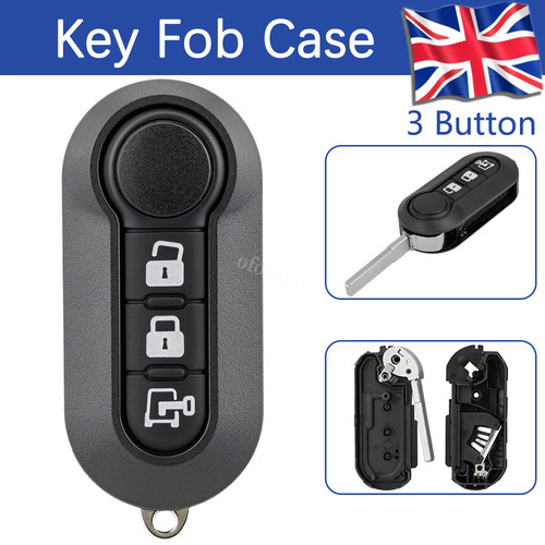 Flip key fob case 3button - fob,