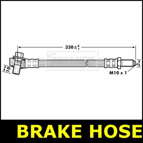 Brake hose rear - rear, fits
