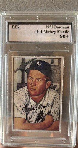 1952 bowman mickey mantle - bowman,