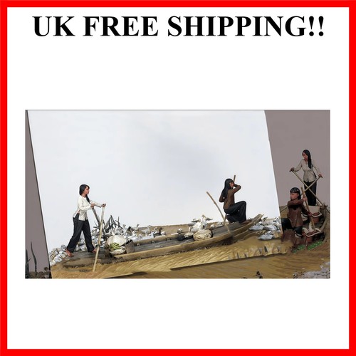 Cast resin model scene - cast,