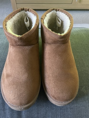 Pair tan mini - tan, ankle