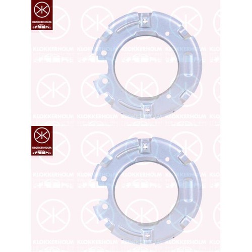 Hand brake shoe backing - brake,