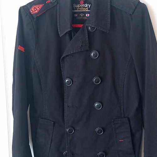 Superdry men black cotton - men’s,