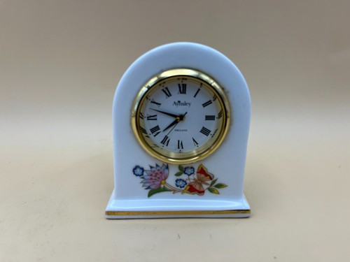 Miniature aynsley clock - aynsley, clock.