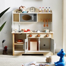 NEW Kids Wooden Play Kitchen