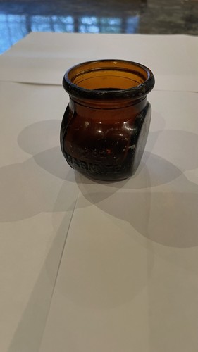 Vintage ounce marmite glass - marmite,