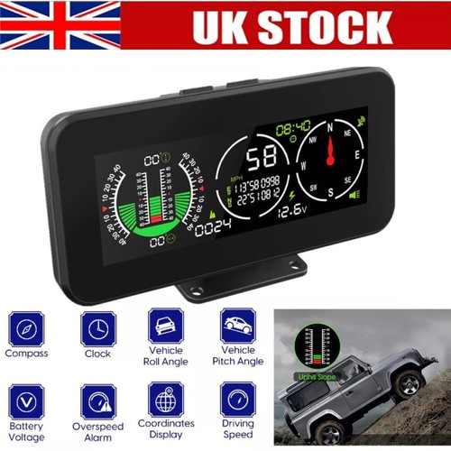 Car gps digital inclinometer - car,