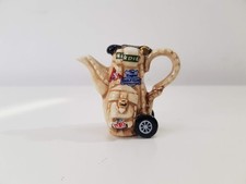 Vintage Paul Cardew Miniature Novelty Teapots Golf Bag