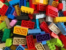 Lego 100X 2x4 Bricks Various Colours Bulk Lot 3001