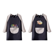 Children's Painting Apron, Adjustable Long Sleeves, Artist Tools for Baking
