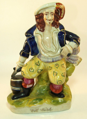 Antique staffordshire flatback - antique,