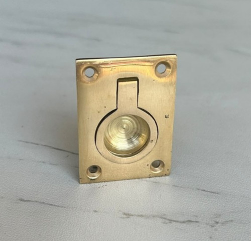 Brass modern hidden - brass,