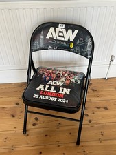 AEW All In 2024 Wembley Stadium London Ring Side Rare Commemorative Event Chair
