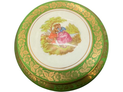 Limoges decorative green - green, &