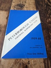 Peterborough united football supporters club 1959-60 By The Supporters Club