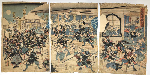 Yoshitora woodblock print - yoshitora,