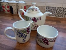 Teapot Milk Jug & Sugar Bowl