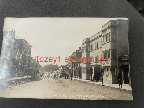 1909 rppc high - st, ‘looking