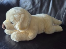 HERMANN TEDDY COLLECTION Cream Golden Retriever/Labrador Puppy Plush Toy 13”