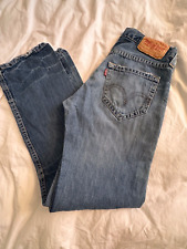 Vintage mens faded blue 901 Levi Jeans, w32 L34