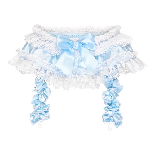 Satini frilly lace satin sissy - satini,