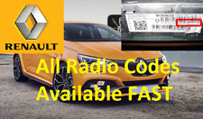 Instant Renault Radio Unlock Code Clio Grand Kangoo Laguna Megane Scenic Traffic