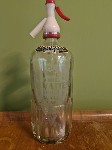 Vintage glass soda syphon - vintage,