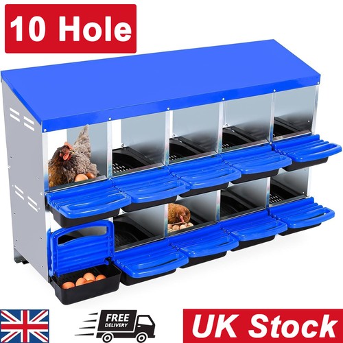 Hole chicken nesting box - 10,