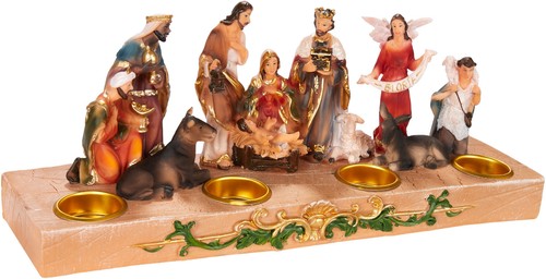 Brubaker nativity scene with - nativity,