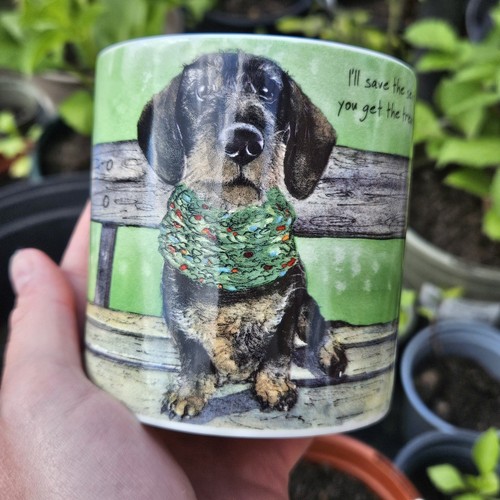 The little dog laughed mug - dog, cup