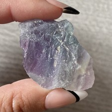 Rainbow Fluorite - Crystal Rough / Raw Chunk Piece (Unpolished Mineral Gemstone)