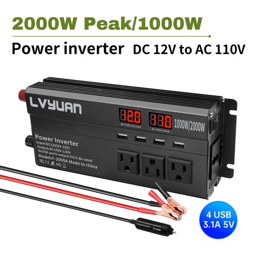 1000w 2000w power inverter - 1000w,