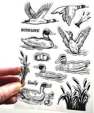 Clear Stamps DUCK POND Mallard