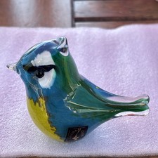 Pretty Langham Glass Blue Tit