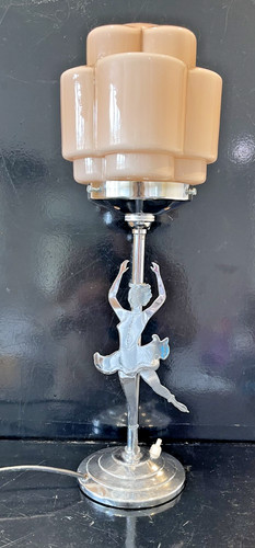 Art deco chrome dancing - chrome, "dancing