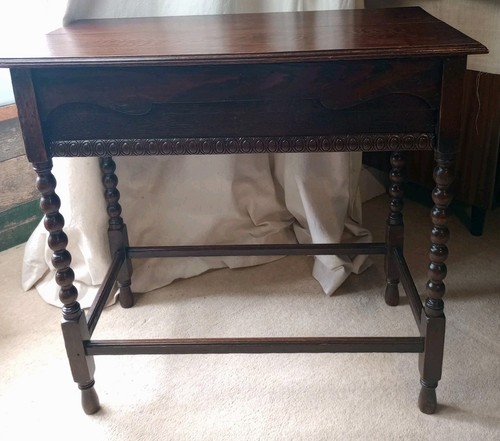 Antique carved console hall - antique,