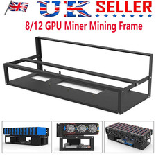 8 GPU Miner Mining Rig Frame Computer Case for Ethereum RVN LTC & Cable Miner*……