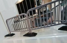 1:14 Plastic Crowd Fence Roadwork RC Load Tamiya  Truck scale 3 pack Diorama