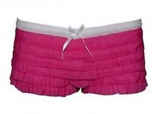 Ladies Pink Red White Sexy Frilly French Ruffle Knickers Valentines Day Lingerie