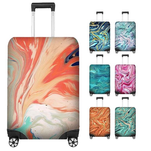 Liquid marble design luggage - liquid,