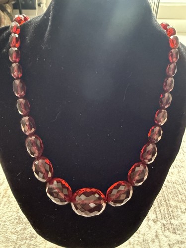 Vintage cherry amber bakelite - vintage,