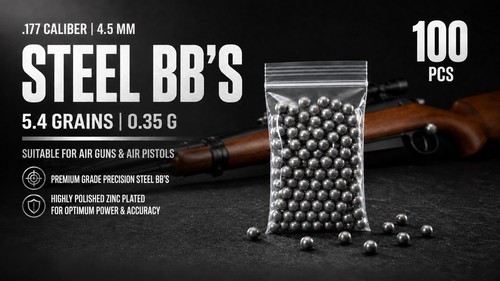 Premium steel 177 - bb’s, .177