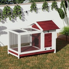 Wood Rabbit Hutch Small Bunny