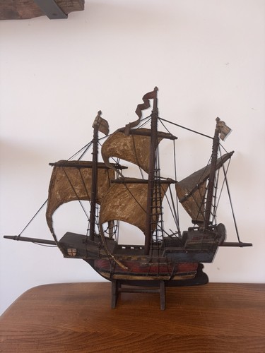 Vintage handmade galleon - vintage,