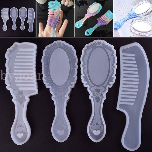 Silicone resin comb mold - 3d,