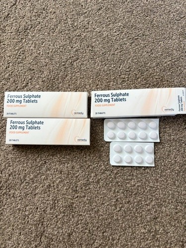 200mg ferrous sulphatre - x,